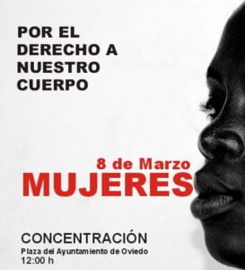 Concentración 8 de marzo. "El derecho a nuestro cuerpo"