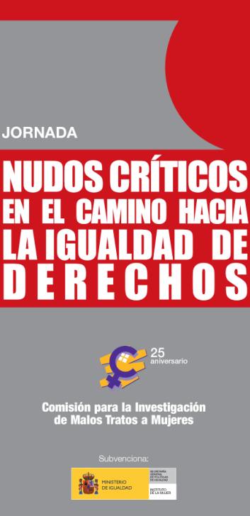 Jornada: "Nudos críticos en el camino hacia la Igualdad de Derechos"