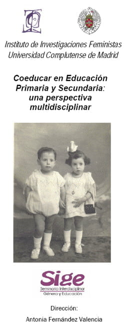 Curso "Coeducar en Educación Primaria y Secundaria: una perspectiva multidisciplinar"