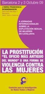 II Jornadas Internacionales sobre Explotación Sexual de Mujeres en Catalunya