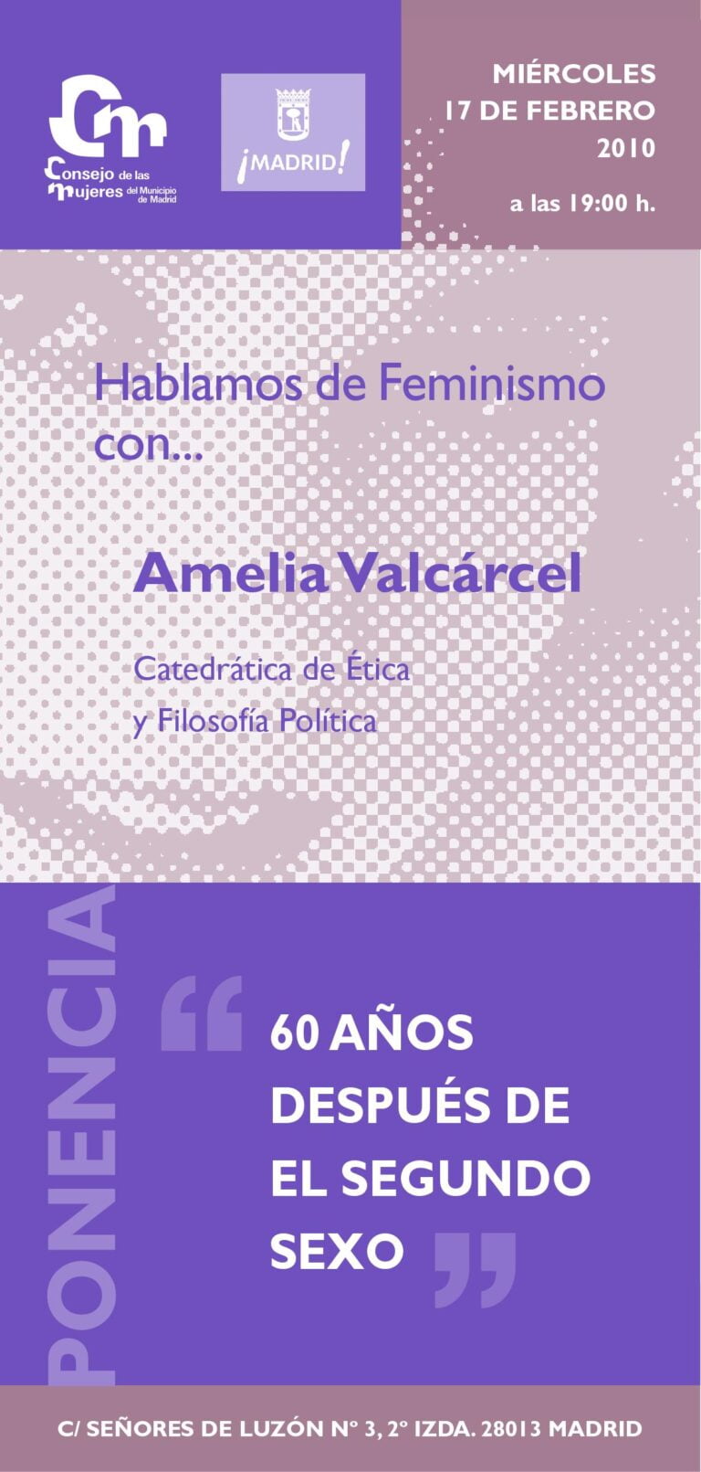 Conferencia: 60 años después de El Segundo Sexo