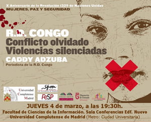 Conferencia "R.D. Congo: Conflicto Olvidado, Violencias Silenciadas"