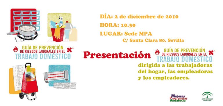 Presentación de la Guía de prevención de riesgos laborales en el trabajo doméstico