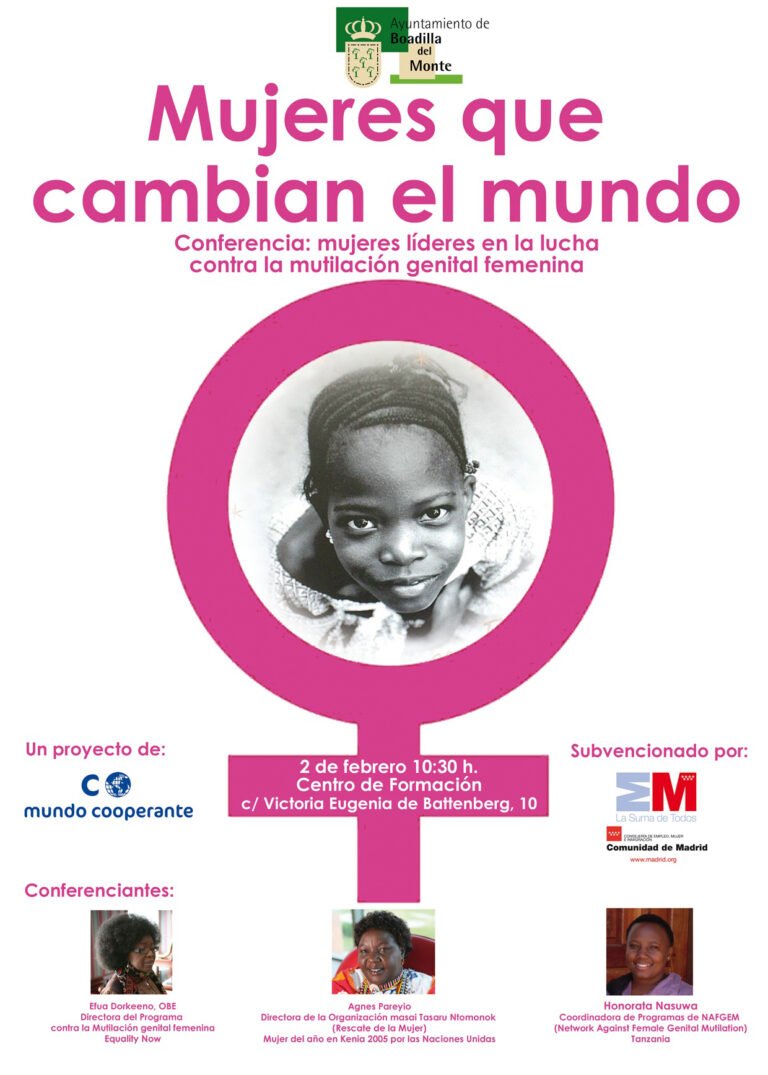 Conferencia: Mujeres líderes en la lucha contra la mutilación genital femenina