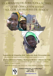 Charla: "Mujer africana y derechos humanos"