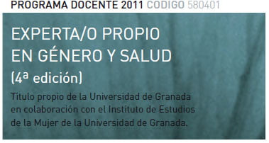 Abierta inscripción de IV Experta/o en Género y Salud