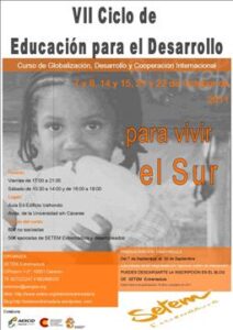 VII Ciclo de Educación para el Desarrollo: Curso de Globalización, Desarrollo y Cooperación Internacional