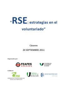 Jornada "RSE: estrategias en el voluntariado"