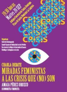 Charla-Debate: Miradas Feministas a las crisis que (No) son