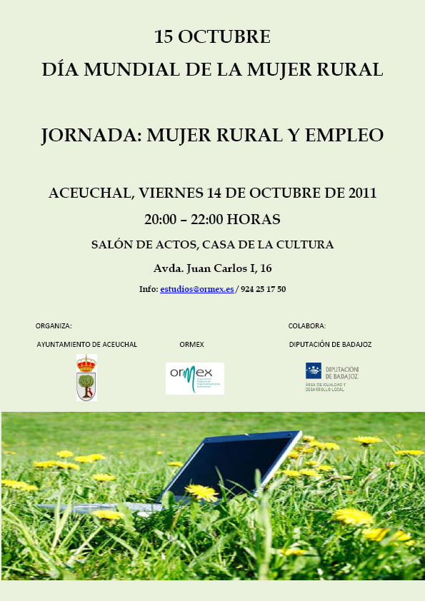 Jornada: Mujer Rural y Empleo