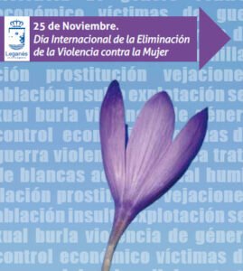 Actos con motivo del día Internacional de la Eliminación de la Violencia contra las mujeres. Ayuntamiento de Leganés.