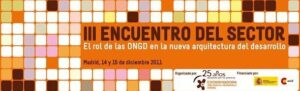 Abierto plazo inscripción: III Encuentro del sector: El rol de las ONGD