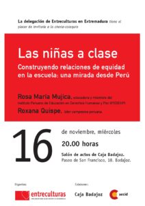 Las niñas a clase. Construyendo relaciones de equidad en la escuela: una mirada desde Perú