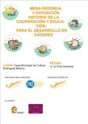 Exposición y Mesa redonda "Historia de la Cooperación y la Educación para el Desarrollo en Cáceres"