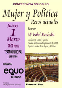 Conferencia Coloquio Mujer y Política. Retos Actuales