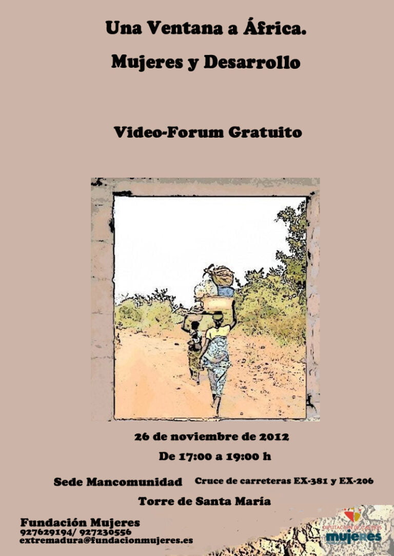 Una ventana a África. Mujeres y Desarrollo - Torre de Santa María (Cáceres)