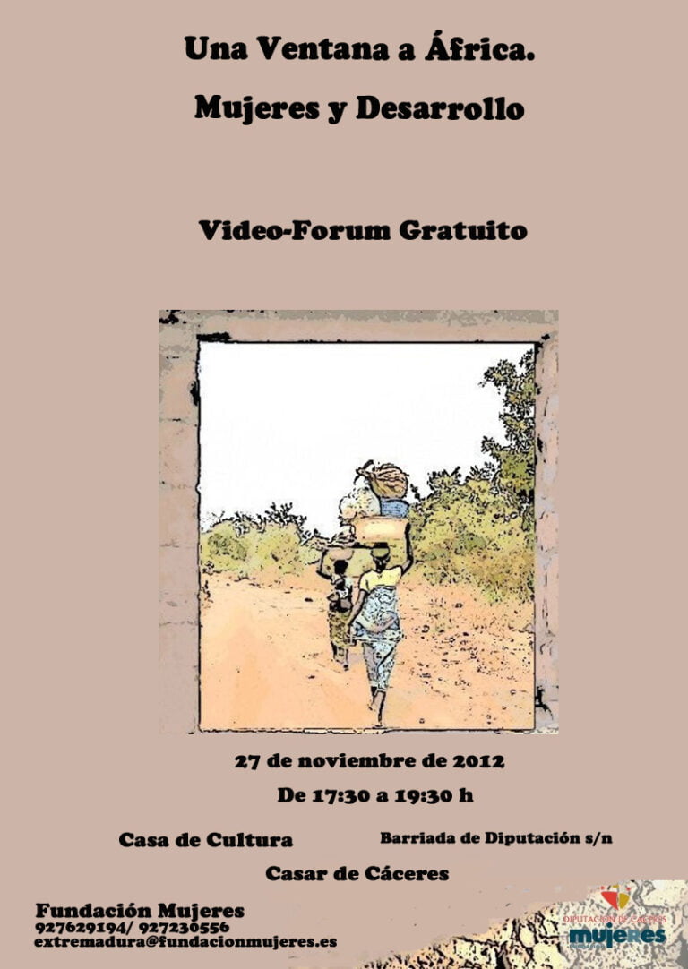 Una ventana a África. Mujeres y Desarrollo - Casar de Cáceres (Cáceres)