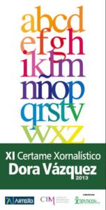 XI Certame Xornalístico Dora Vázquez