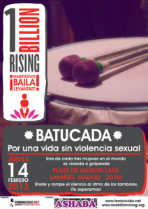Batucada "Por una vida sin violencia sexual"