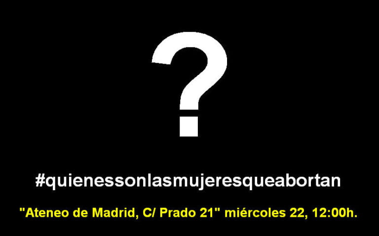 Presentación Vídeo "Quiénes son las mujeres que abortan"