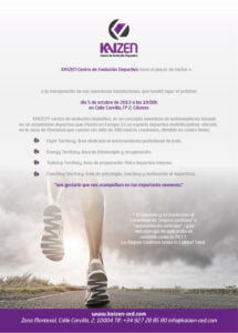 Inauguración Centro de Evolución Deportiva KAIZEN