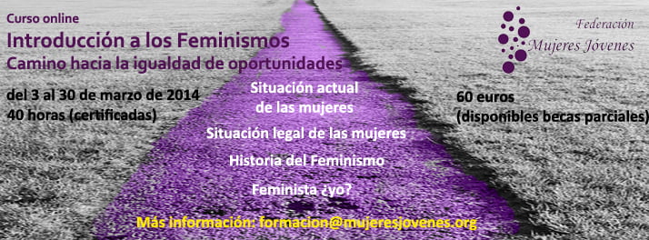 Curso Online: "Introducción a los feminismos: camino a la igualdad de oportunidades"