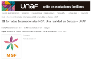 III Jornadas internacionales: Mutilación genital femenina, una realidad en Europa