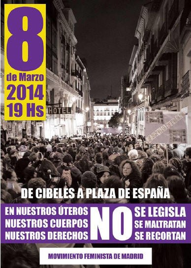 Manifestación 8 de Marzo: Día internacional de las mujeres