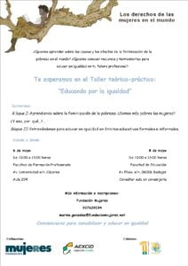 Taller Educando por la Igualdad en Fundación Mujeres Extremadura