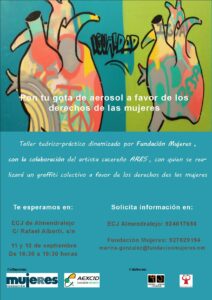 Nueva edicción del Taller de Graffiti en el ECJ de Almendralejo