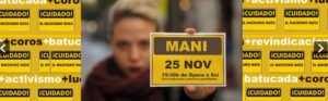 Manifestación contra la violencia a las mujeres