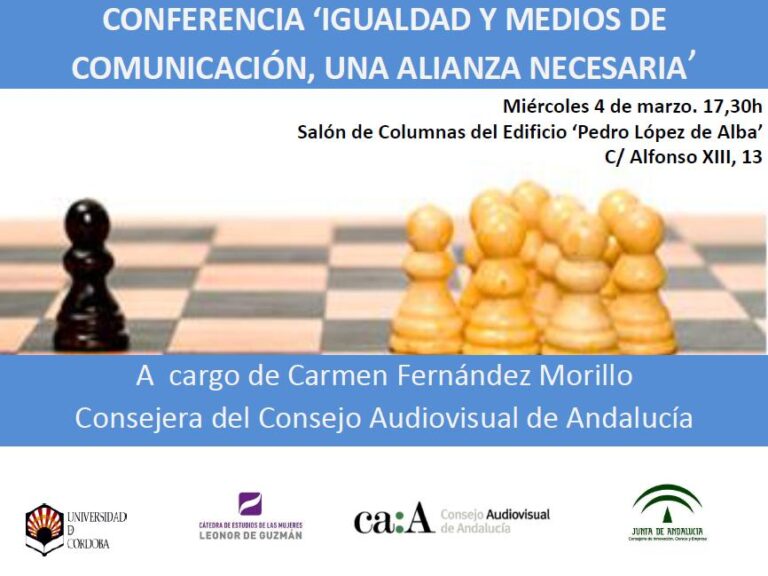 Conferencia "Igualdad y medios de comunicación, una alianza necesaria".