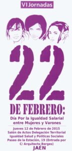 VI Jornadas por la Igualdad Salarial entre Mujeres y Varones