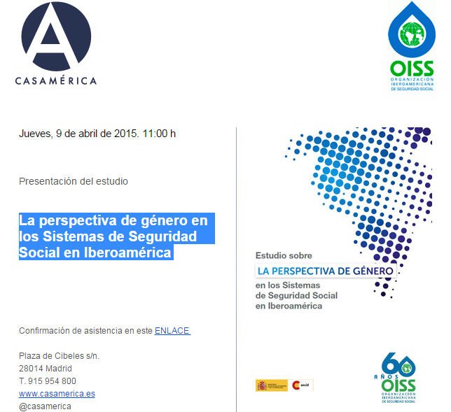 La perspectiva de género en los Sistemas de Seguridad Social en Iberoamérica