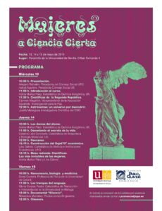 Ciclo de conferencias "mujeres a ciencia cierta"