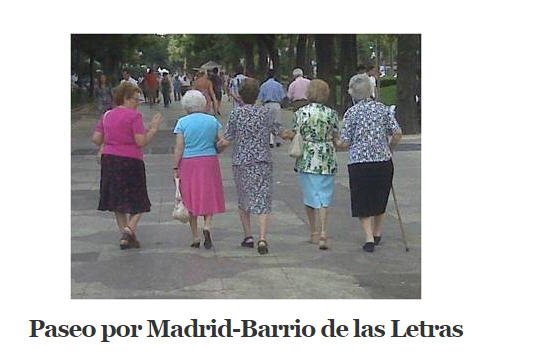 Paseo por Madrid-Barrio de las Letras