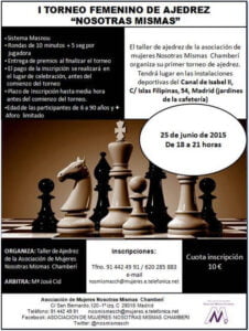 I Torneo femenino de ajedrez