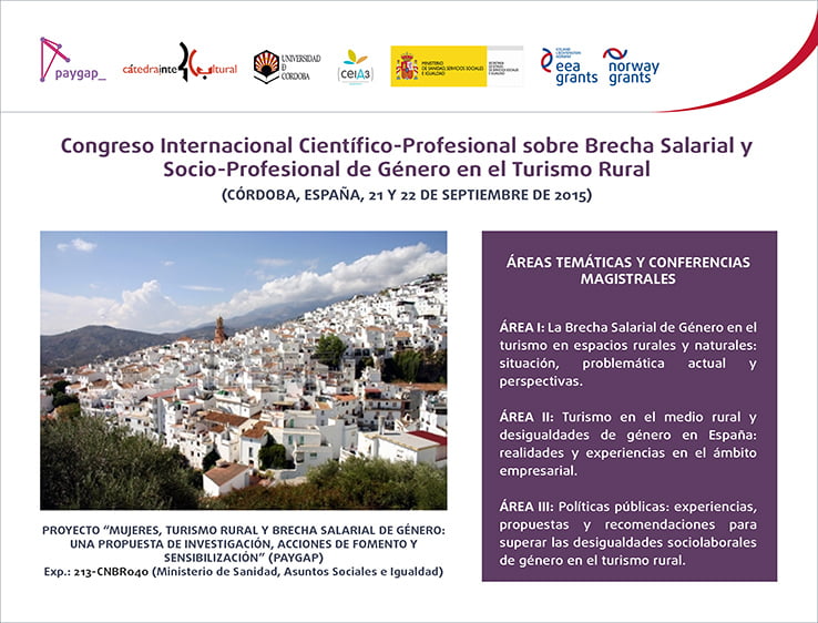 Congreso Internacional Científico-Profesional sobre Brecha Salarial y Socio-Profesional de Género en el Turismo Rural