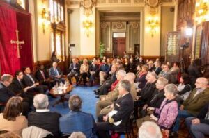 Recepción en la Junta General del Principado de Asturias al Premio Princesa de Asturias de la Concordia