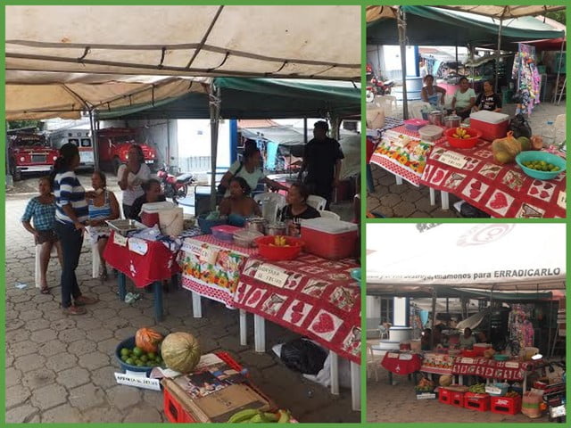 Mujeres de comunidades rurales de El Viejo venden sus productos en iniciativas de comercialización local