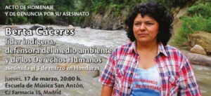 Homenaje a Berta Cáceres