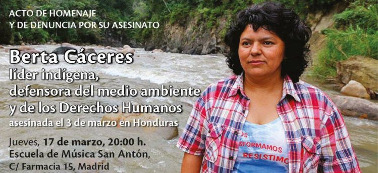 Homenaje a Berta Cáceres