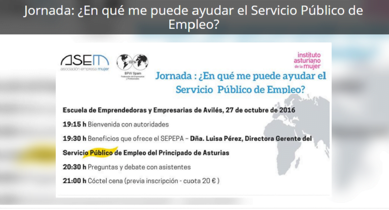 Jornada: ¿En qué puede ayudar el Servicio Público de Empleo?