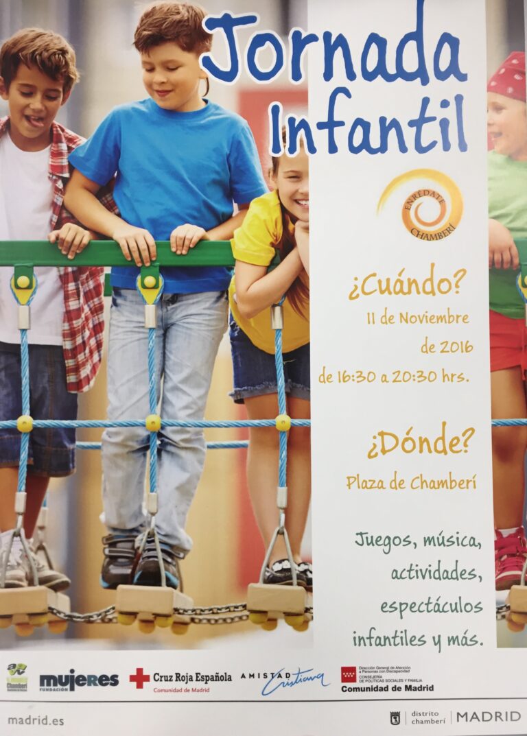 Fundación Mujeres en la Plaza de Chamberí esta tarde con el "Enrédate"