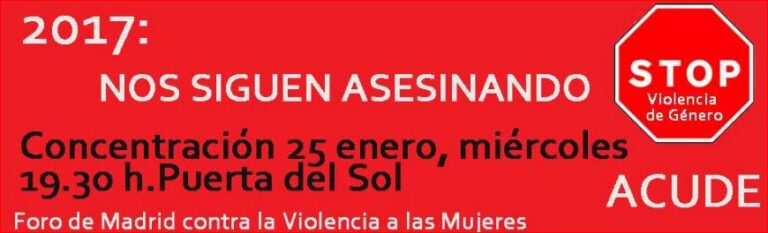 Paremos la violencia contra las mujeres