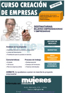Comienzo de la XXI edición del Curso de Creación de Empresas