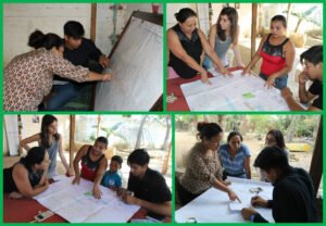 Lideresas participan en elaboración de mapas de riesgos en Santa Ana e Izalco, El Salvador