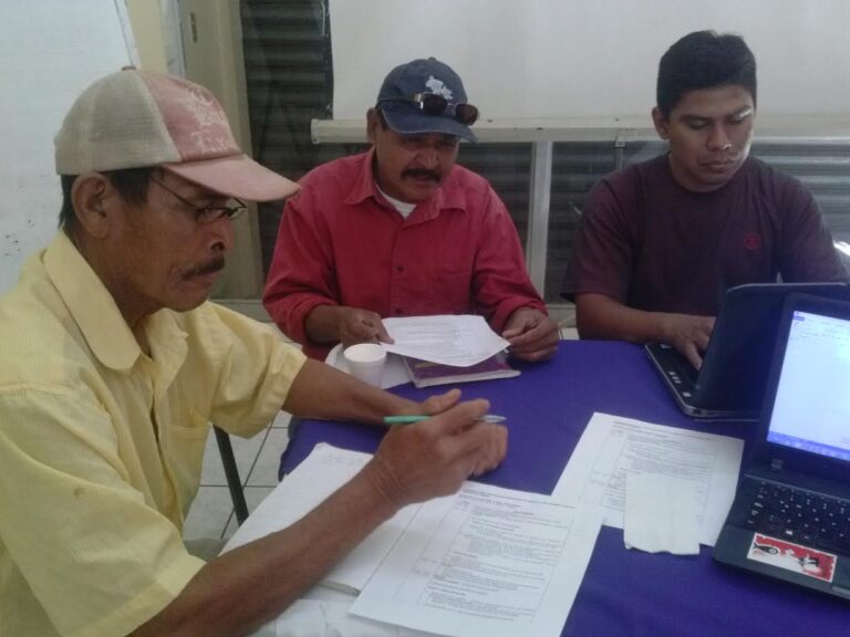 Grupo focal con hombres de las comunidades rurales, en El Viejo (Nicaragua).