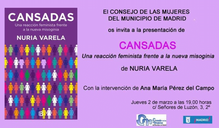 Presentación del libro Cansadas de Nuria Varela