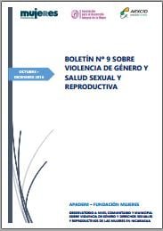 Boletín Nº 9 sobre Violencia de Género y Salud Sexual y Reproductiva